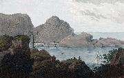 John William Edy Islands of Heliesund and HellisOe oil painting on canvas